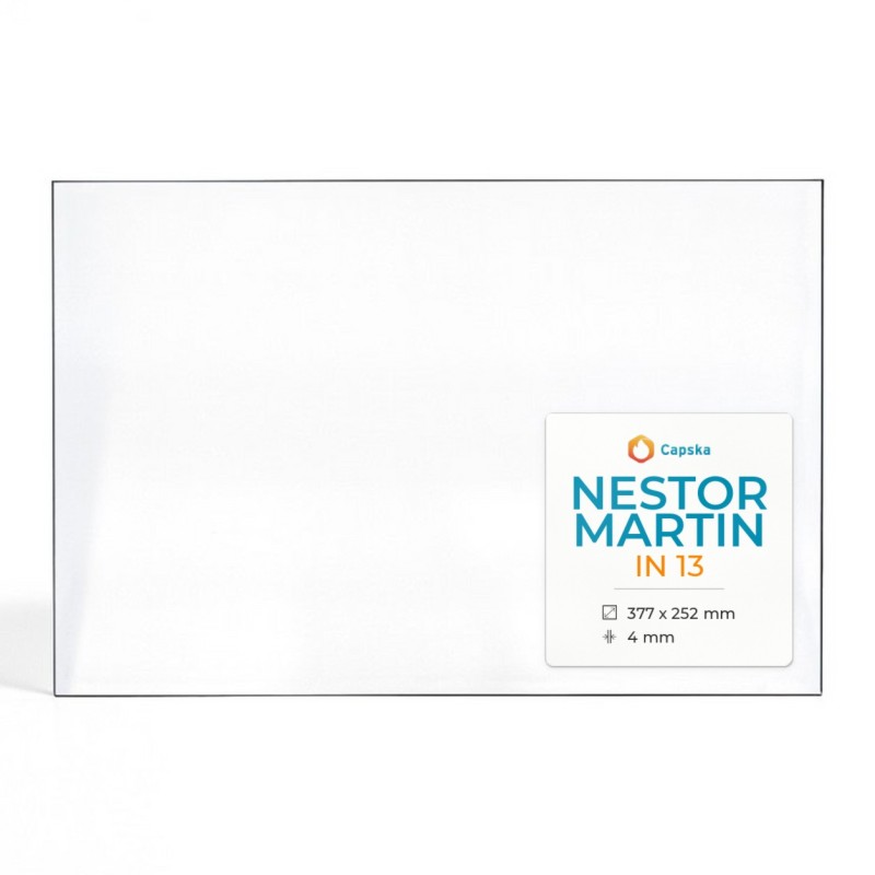 Vitre Nestor Martin IN 13 - Verre Rectangle pour insert