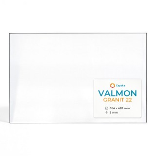 Valmon GRANIT 22 Glass Panel for Fireplace Insert