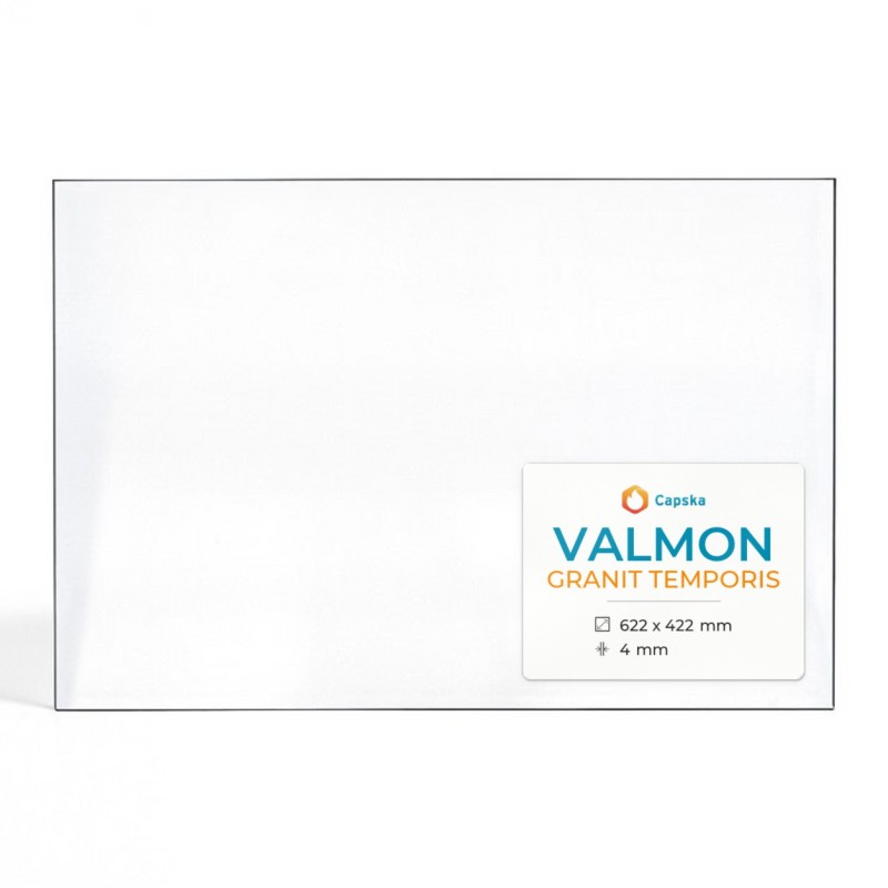 Vitre Valmon GRANIT TEMPORIS - Verre Rectangle pour insert
