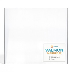 Vetro Valmon MARBRE 12 - Vetro Rettangolo Laterale per inserto per caminetto