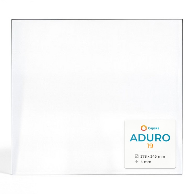 Vetro Aduro 19 - Vetro Rettangolo per stufa a legna