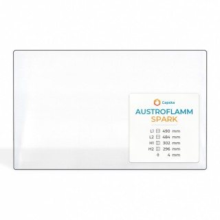 Austroflamm SPARK Glas - Kaminglas für Kaminofen