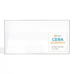 Cera QUADRIGA Glas - Rechteck Seitlich Kaminglas für Kaminofen