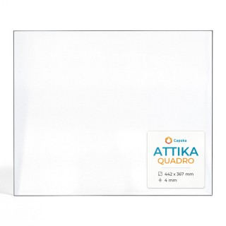 Vitre Attika Quadro 442x367 mm - Verre Rectangle - Capska