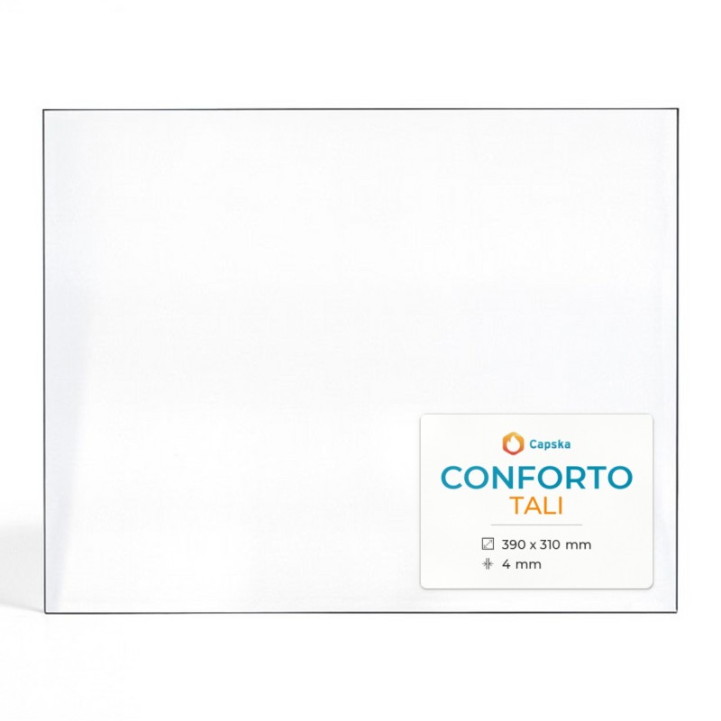 Conforto TALI Glass - Rectangular Panel for Wood Burning Stove