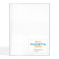 Vitre Piazzetta E900M - Verre Rectangle pour poêle à bois
