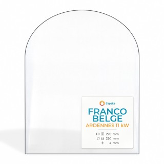 Vetro Franco Belge ARDENNES 11 kW - Vetro 1 angolo arrotondato