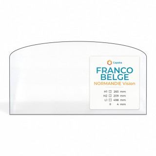 Franco Belge NORMANDIE VISION Glass Panel for Wood Burning Stove