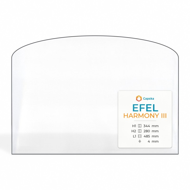 Vetro Efel HARMONY III - Vetro Rettangolo con arco