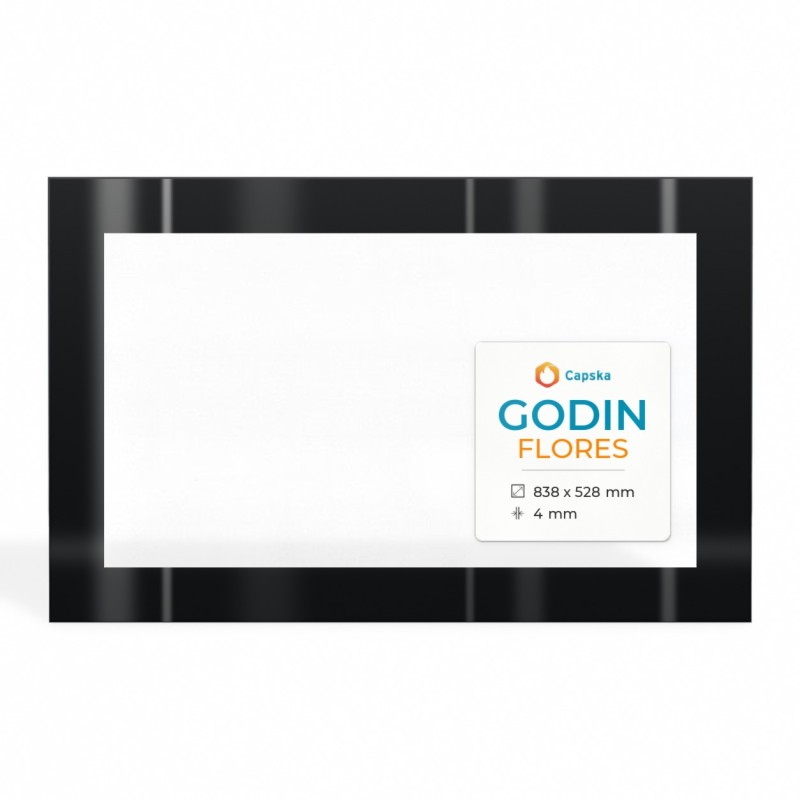 Godin FLORES Glass - Rectangular Screen-printed Panel
