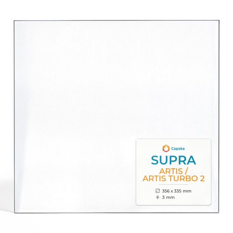 Vetro Supra ARTIS / ARTIS TURBO 2 - Vetro Rettangolo per stufa a legna