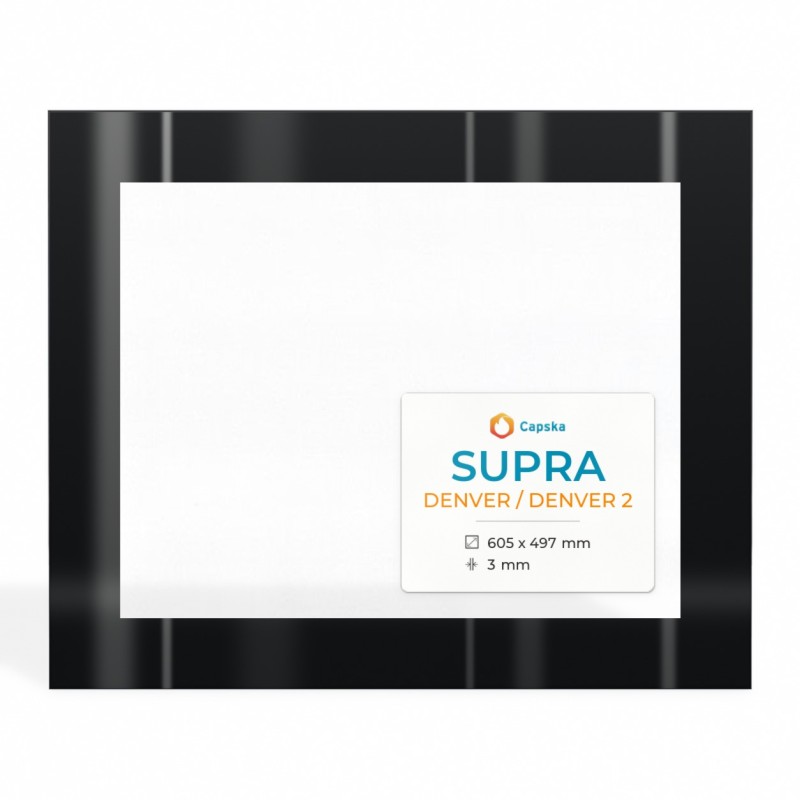 Supra DENVER / DENVER 2 Glass Panel - Rectangular Screen-printed Panel