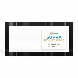 Supra TECNIS TURBO 2 Glas - Rechteck Siebdruck Kaminglas