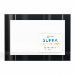 Vetro Supra 7 1/2 / 7 1/2 TURBO - Vetro Rettangolo Serigrafato per stufa a legna