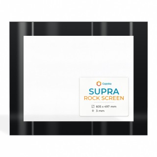 Supra ROCK SCREEN Glas - Rechteck Siebdruck Kaminglas für Kaminofen