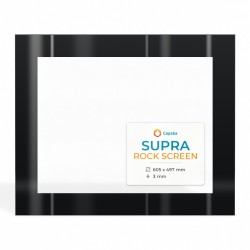 Supra ROCK SCREEN Glas - Rechteck Siebdruck Kaminglas für Kaminofen