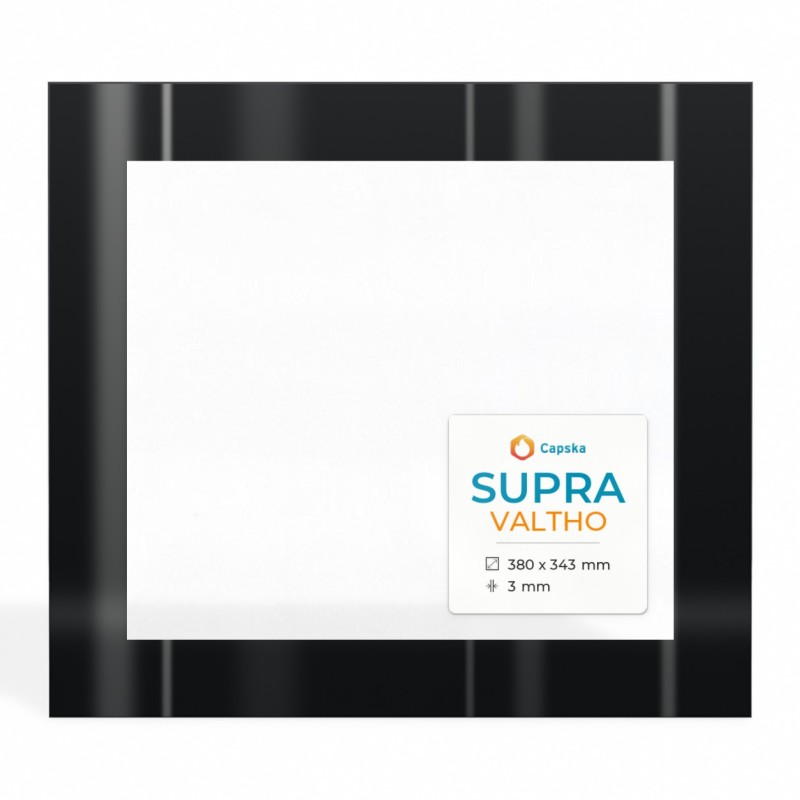 Vetro Supra VALTHO - Vetro Rettangolo Serigrafato per stufa a legna