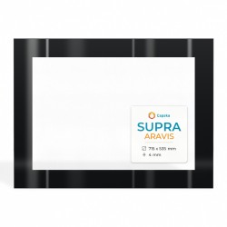 Vetro Supra ARAVIS - Vetro Rettangolo Serigrafato per inserto per caminetto