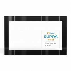 Supra FV 51 Glass - Rectangular Screen-printed Pierced glass panel for fireplace insert