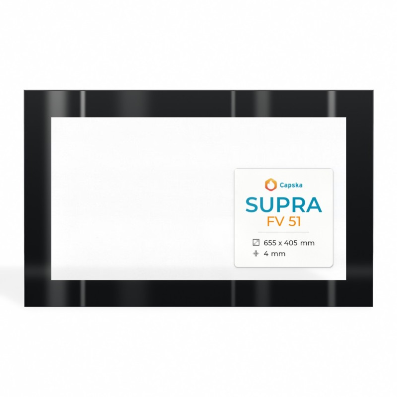 Supra FV 51 Glass Panel for Fireplace Insert