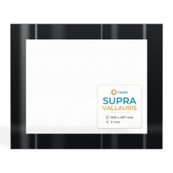 Vetro Supra VALLAURIS - Vetro Rettangolo Serigrafato per inserto per caminetto