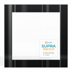 Vitre Supra 1602 ELN - Verre Rectangle Percé sérigraphié pour insert