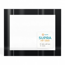 Supra HF 1300 Glass - Rectangular Screen-printed glass panel for fireplace insert
