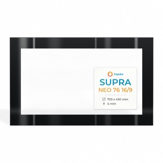 Vetro Supra NEO 76 16/9 - Vetro Rettangolo Serigrafato