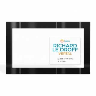 Richard Le Droff VERTAL Glass - Fireplace Insert Panel