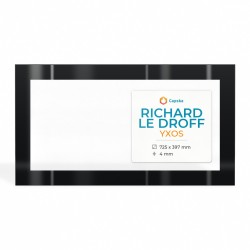 Vitre Richard Le Droff YXOS - Verre Rectangle Sérigraphié pour insert