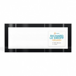 Vitre Richard Le Droff ORGANDI - Verre Rectangle Percé sérigraphié pour insert