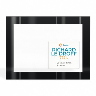 Richard Le Droff 772 L Glass - Fireplace Insert Panel