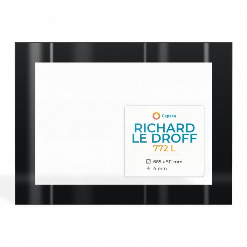 Vetro Richard Le Droff 772 L - Vetro Rettangolo Serigrafato
