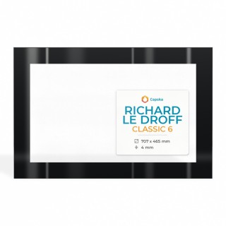 Richard Le Droff CLASSIC 6 Glas - Rechteck Siebdruck Kaminglas