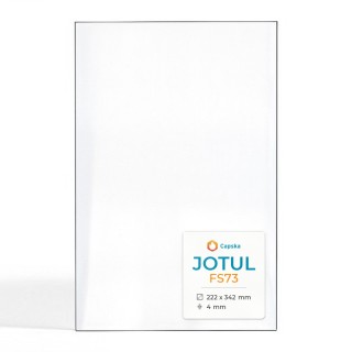 Vetro Jotul FS73 - Vetro Rettangolo Laterale per inserto per caminetto