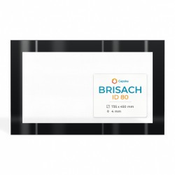 Vetro Brisach ID 80 - Vetro Rettangolo Serigrafato per inserto per caminetto