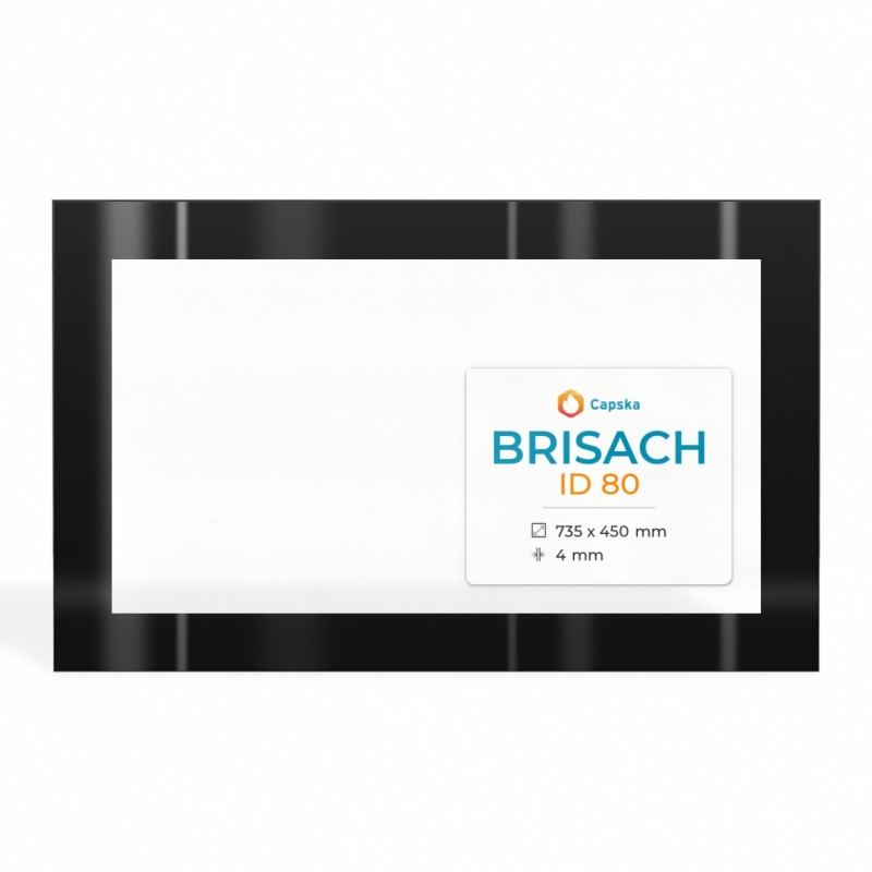 Brisach ID 80 Glass - Fireplace Insert Panel
