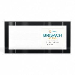 Vetro Brisach ID 100 - Vetro Rettangolo Serigrafato per inserto per caminetto