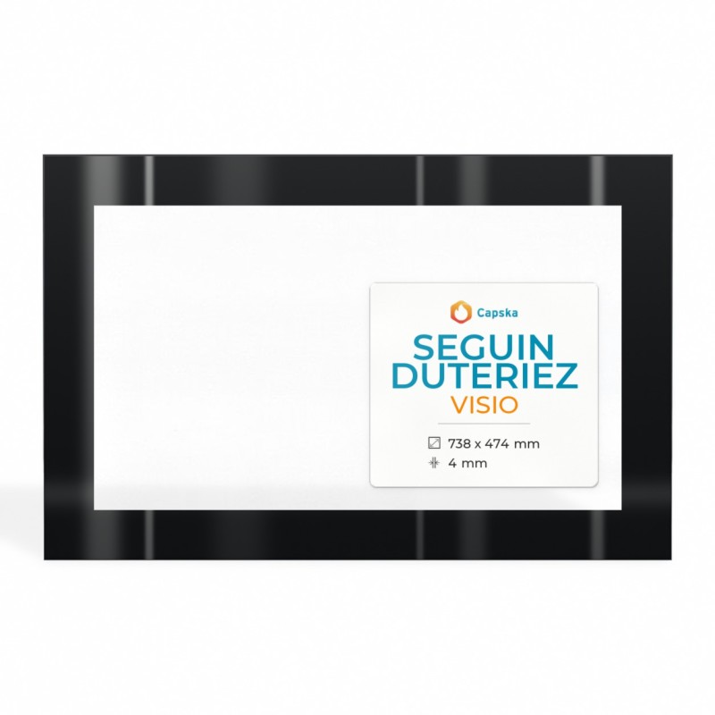 Seguin Duteriez VISIO 8 Glass Panel - Fireplace Insert Upgrade