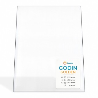 Godin GOLDEN Glas - Kaminglas für Kaminofen
