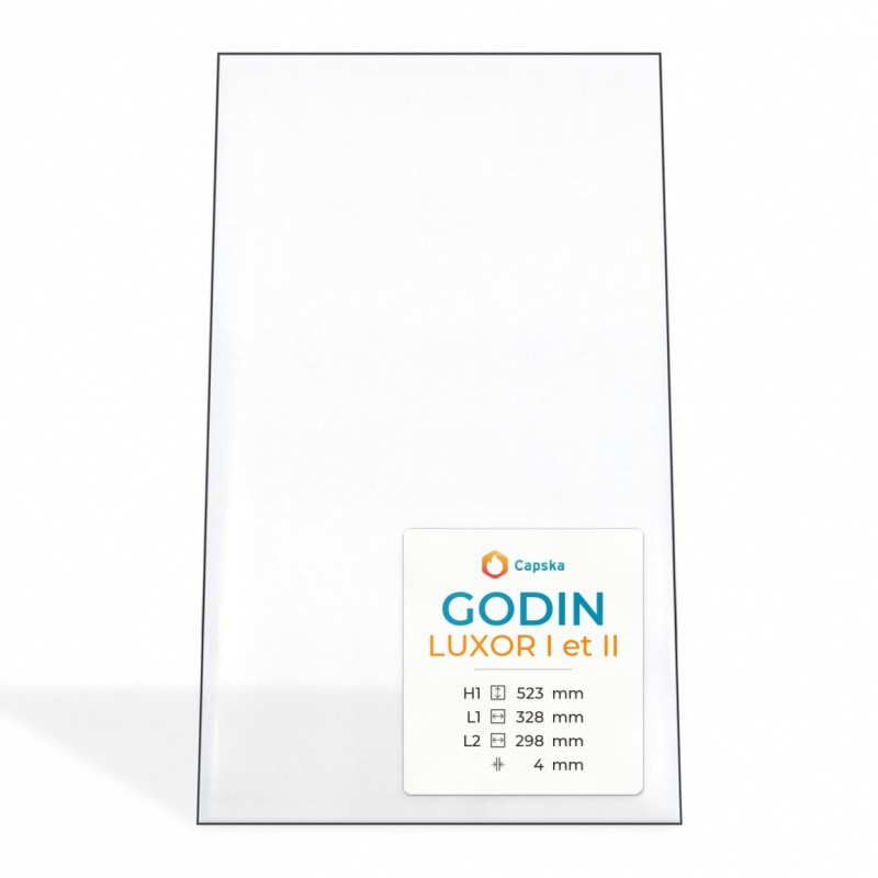 Godin LUXOR I ET II Glass Panel - Isoceles Trapezoid Shape