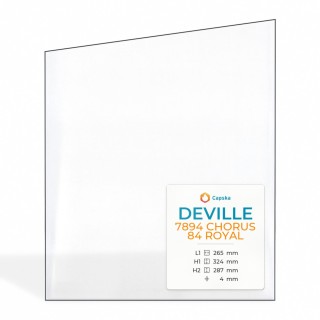 Vetro Deville 7894 CHORUS 84 ROYAL - Vetro Trapezio rettangolare Diritto