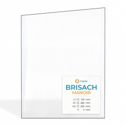 Brisach Manoir Right side Trapezoid Glass Replacement