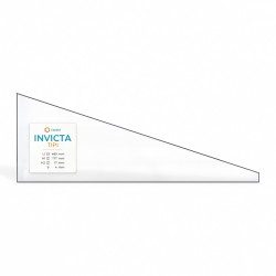 Invicta TIPI Glas - Gleichschenkliges Dreieck Rechte Seite Kaminglas für Kaminofen