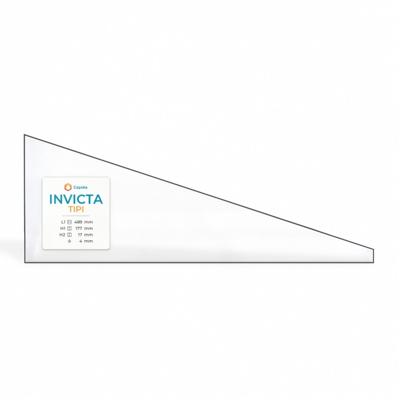 Invicta TIPI Glass - Isoceles Triangle Right Side Panel