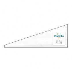 Invicta TIPI Glass - Isoceles Triangle Left side glass panel for wood burning stove