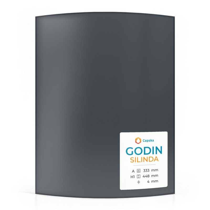 Vitre Godin SILINDA - Verre Courbe pour poêle à bois