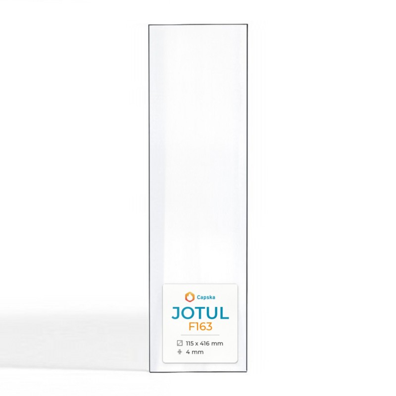 Jotul F163 / 165 / 167 Glass - Rectangular Side Glass Panel