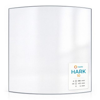 Vitre Hark 10 - Verre Courbe pour poêle à bois