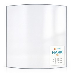 Hark 10 Glas - in sich gebogenes Kaminglas für Kaminofen